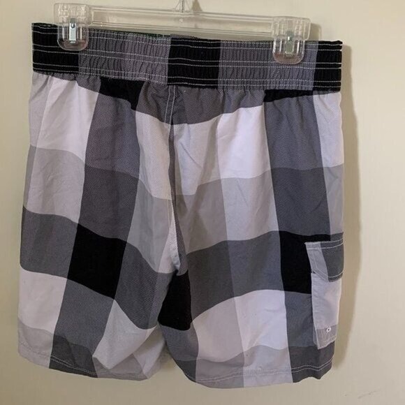 Michigan State Spartans Mens Size Small Swim Trunks Checkered Sparty Logo - Picture 2 of 4